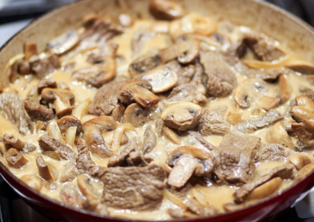 Beef Stroganoff