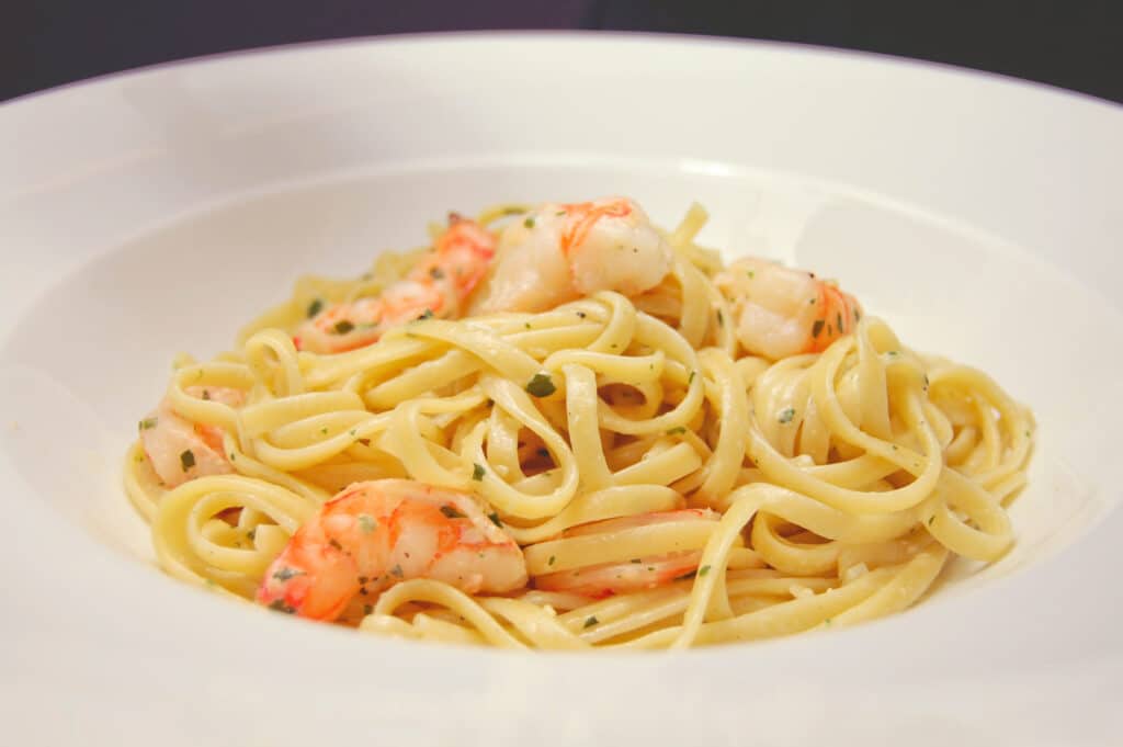 Parilla Butter Shrimp and Linguine Pasta