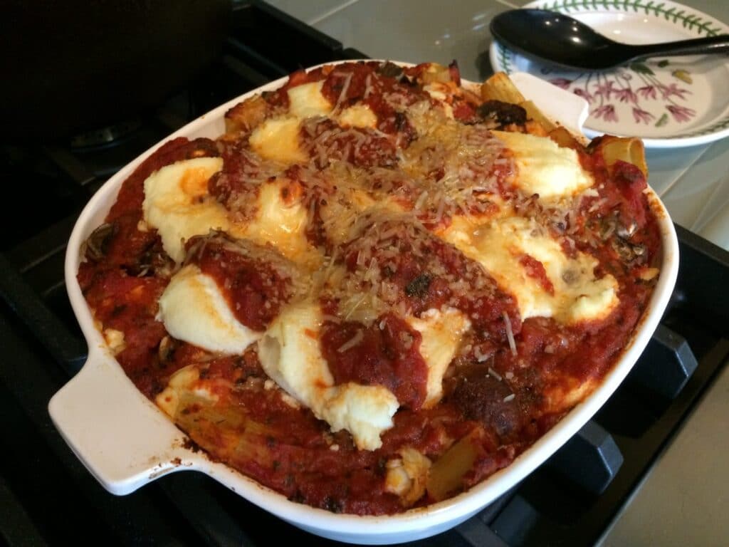 Baked Mezzi Rigatoni