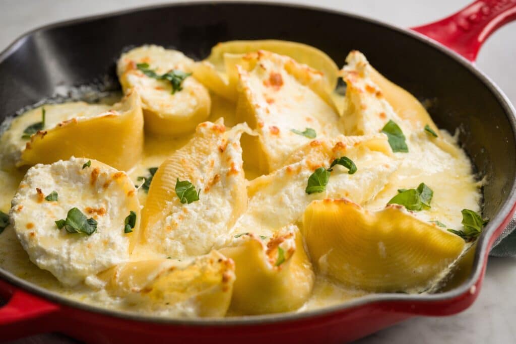 Creamy Ricotta Stuffed Shells