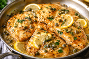 Chicken Piccata with Lemon & Capers recipe