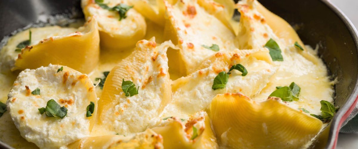 Creamy Ricotta Stuffed Shells
