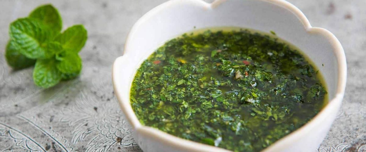 mint chimichurri recipe