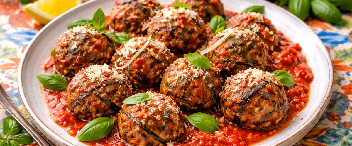 Sunshine Dawn Sicilian Eggplant Meatballs Recipe